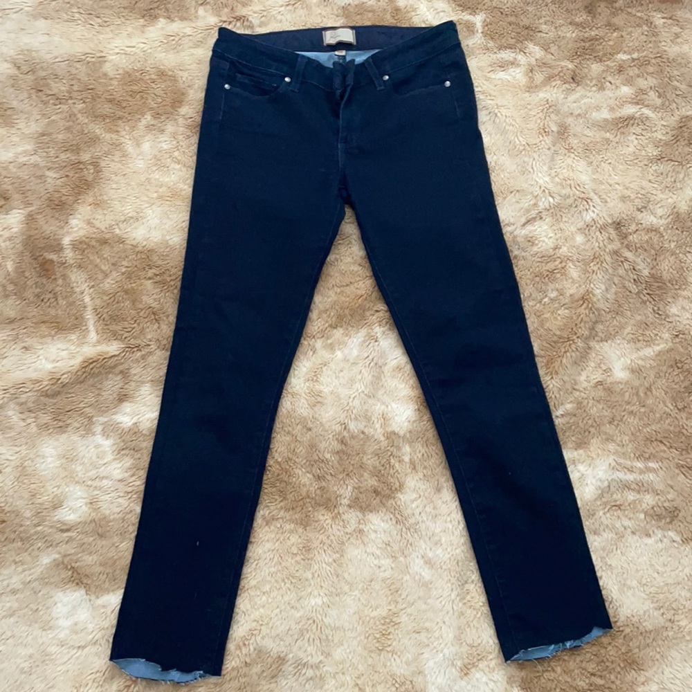 Paige Peg skinny jeans size 28 dark denim